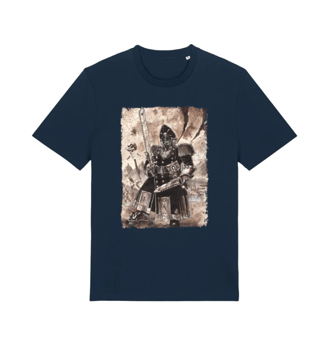 French Navy Printed T-shirt